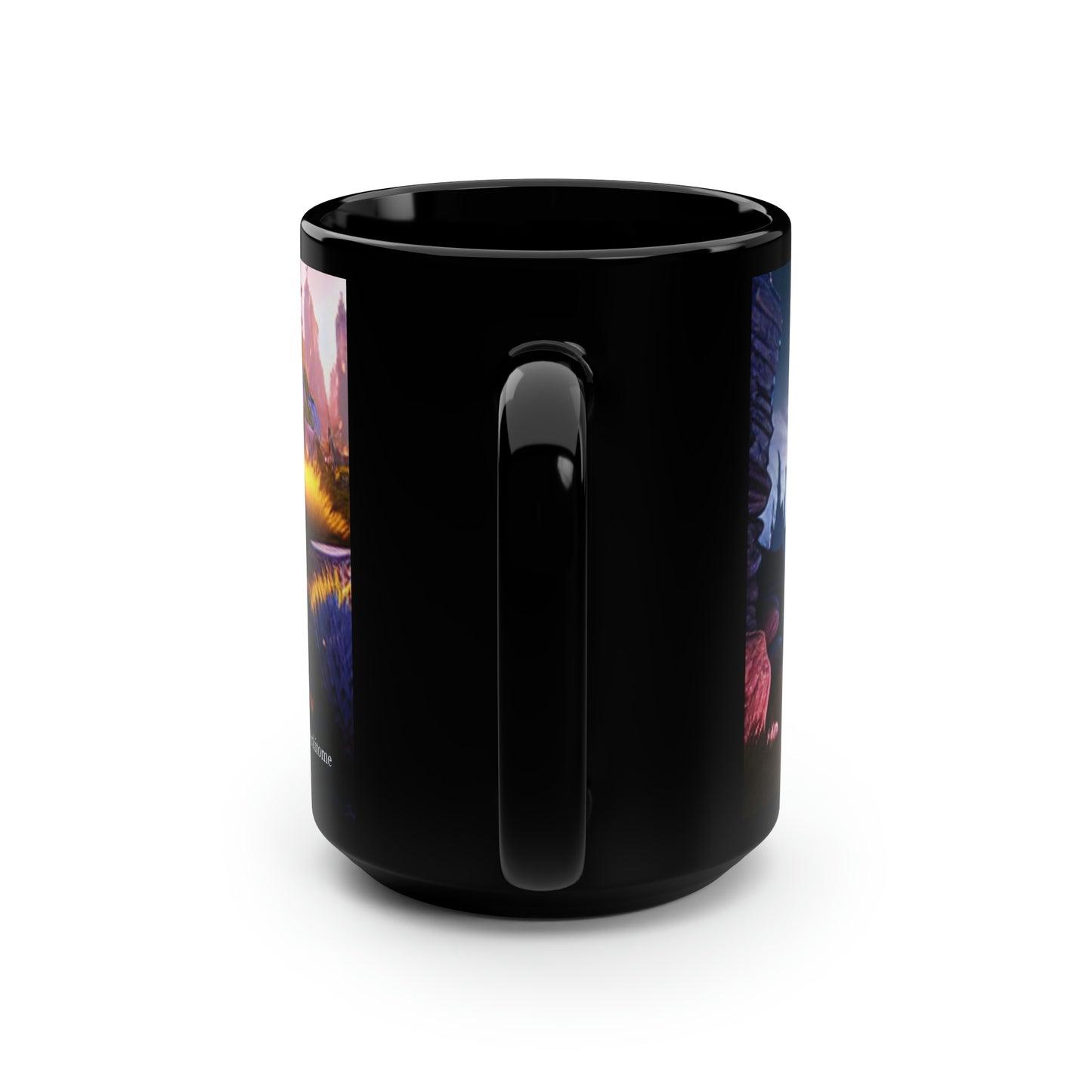 Frostfire Black Mug, 15oz